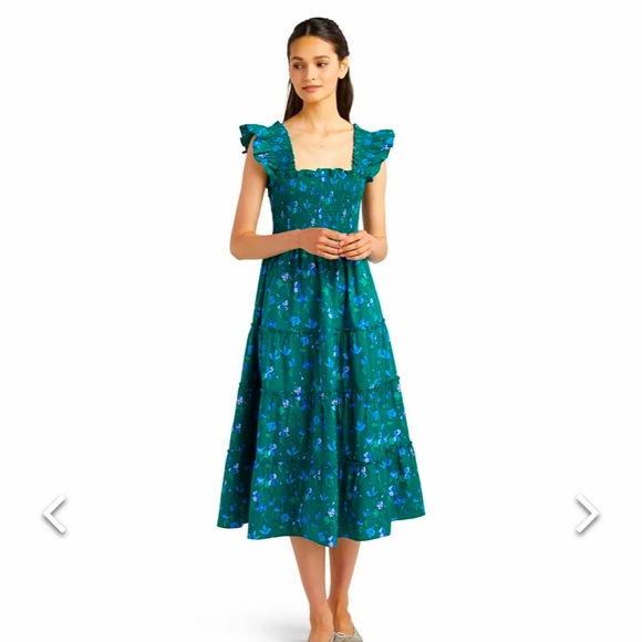 Hill House Space Floral Nap Dress XS - Picture 1 of 4